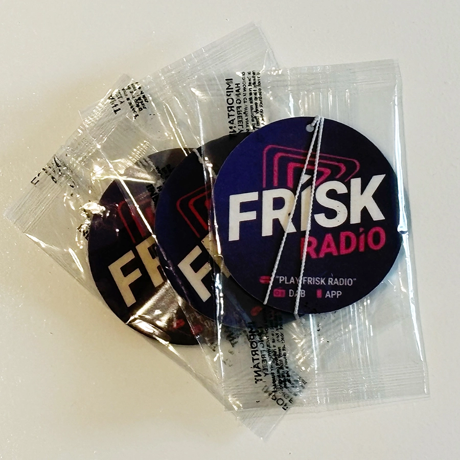 Get a Frisk Radio Car Air Freshener